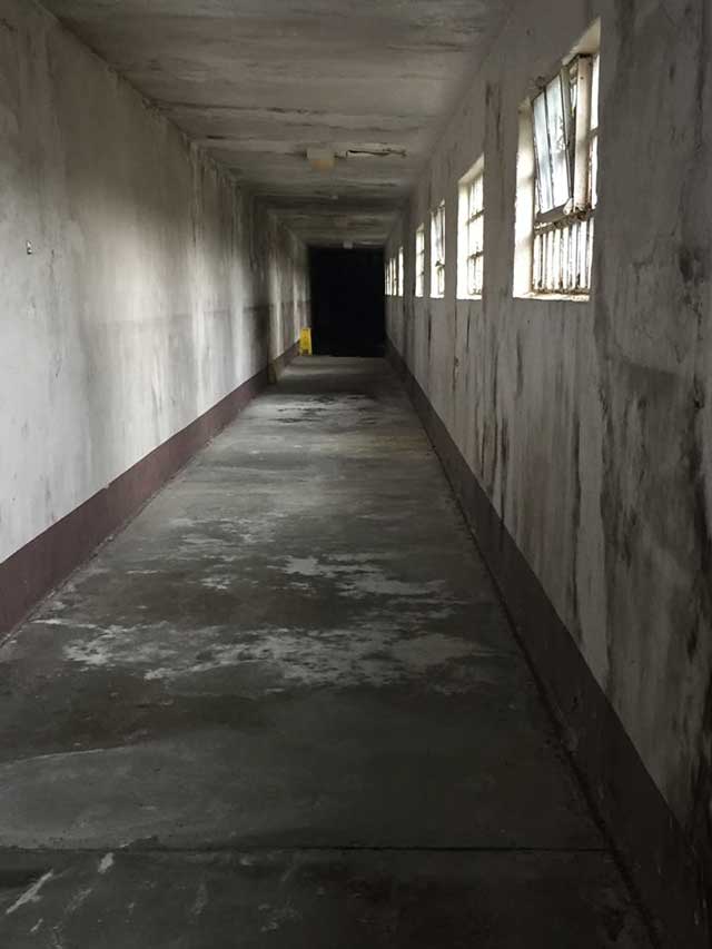long hall corridor.