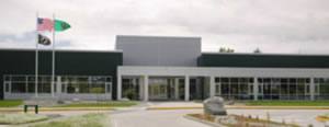 image of the outside of the correctional industries showroom and warehouse located in tumwater, washington.
