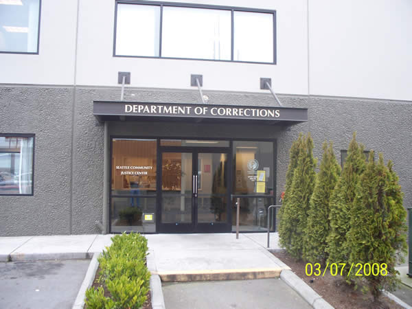 image of the outside doors of the seattle community justice center
