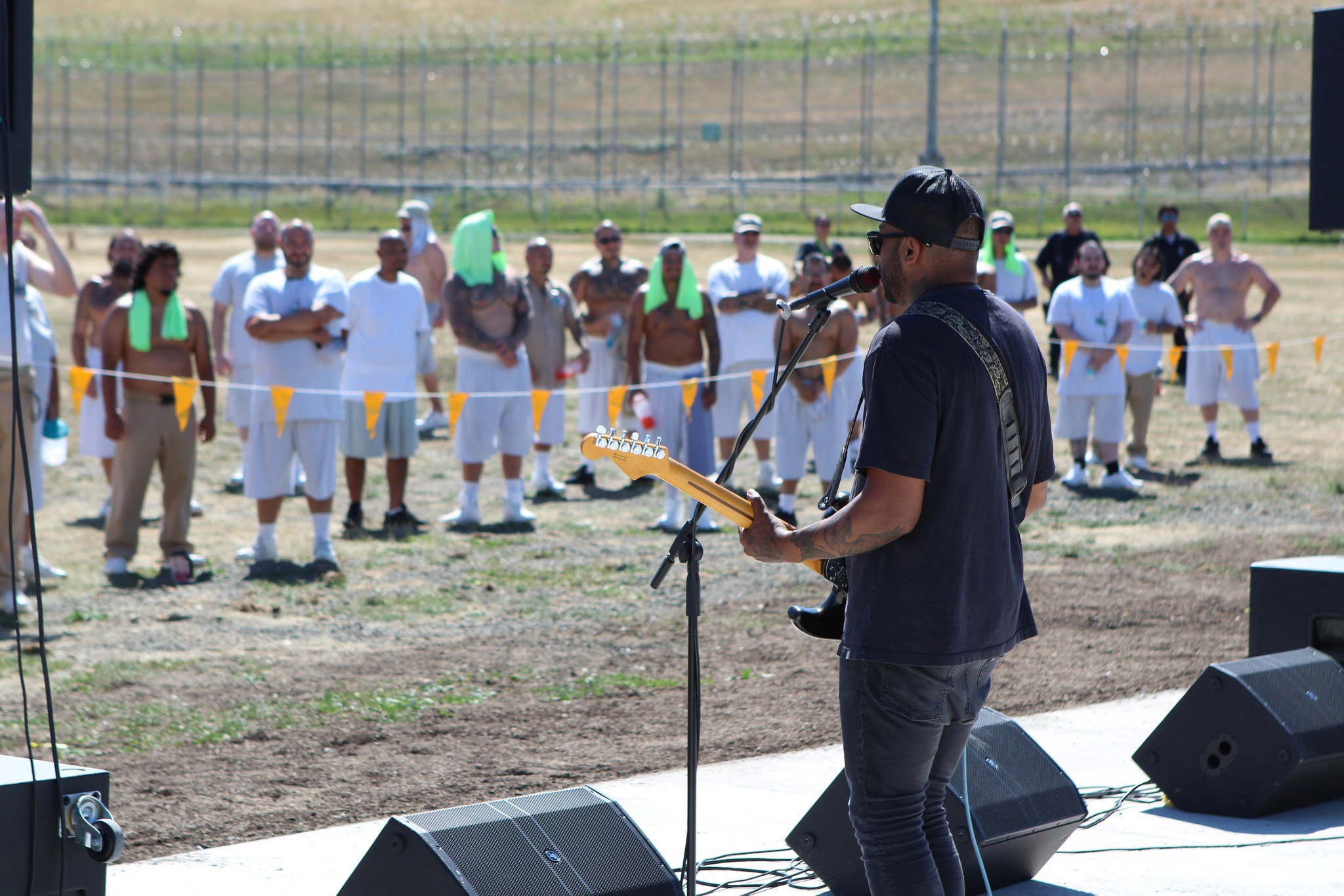 musician playing guitar
