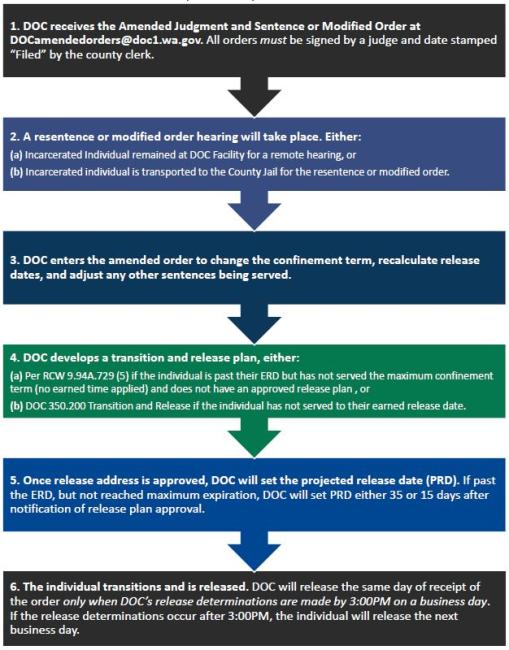 no community custody order workflow - click image to open workflow document