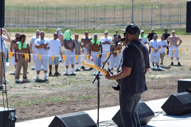 musician playing guitar